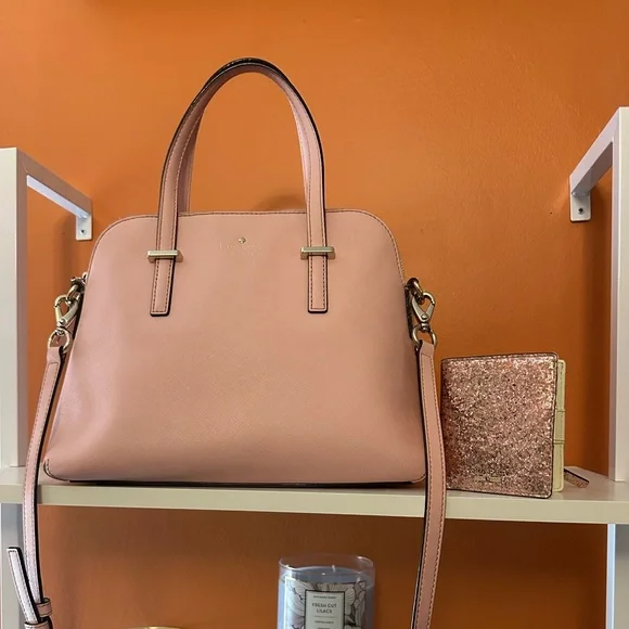 KATE SPADE Cedar Street Bag w/Glitter Bug Stacey Wallet Bundle (EUC) - Picture 1 of 15